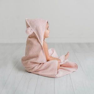 Natemia Hooded Bath Towel in Blush